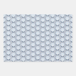 Shell Stripe Elegance! Inpakpapier Vel