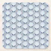 Shell Stripe Elegance! Kartonnen Onderzetters (Voorkant)