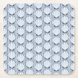 Shell Stripe Elegance! Kartonnen Onderzetters