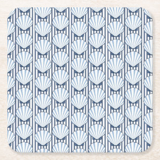 Shell Stripe Elegance! Kartonnen Onderzetters
