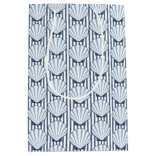 Shell Stripe Elegance! Medium Cadeauzakje