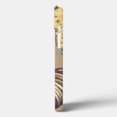 Shell Trio op Khaki Case-Mate iPhone Case (Achterkant / Links)