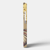 Shell Trio op Khaki Case-Mate iPhone Case (Achterkant / Links)