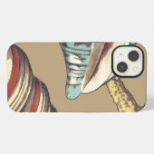 Shell Trio op Khaki iPhone Hoesje (Achterkant horizontaal)