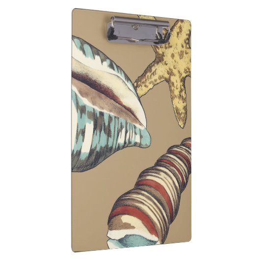 Shell Trio op Khaki Klembord (Rechts)