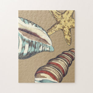 Shell Trio op Khaki Legpuzzel