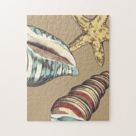 Shell Trio op Khaki Legpuzzel (Verticaal)