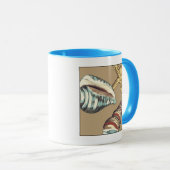 Shell Trio op Khaki Mok (Voorkant rechts)