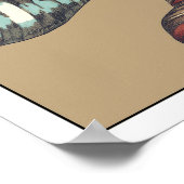 Shell Trio op Khaki Poster (Hoek)