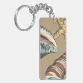 Shell Trio op Khaki Sleutelhanger (Voorkant Links)