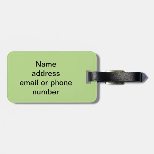 Shell van de Dinsdag van de taco kaas Mexicaans Bagagelabel (Achterkant horizontaal)