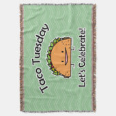Shell van de Dinsdag van de taco kaas Mexicaans Deken (Voorkant Verticaal)