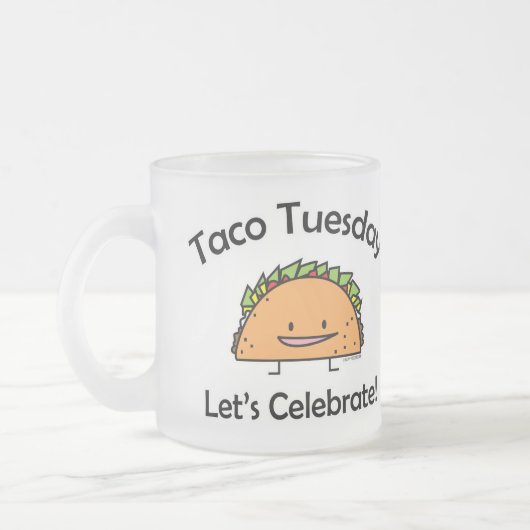 Shell van de Dinsdag van de taco kaas Mexicaans Matglas Koffiemok (Links)