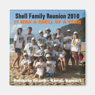 Shell van een jaar magneet