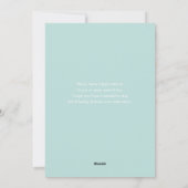 Shell Waterverf Happy Birthday Feestdagenkaart (Achterkant)