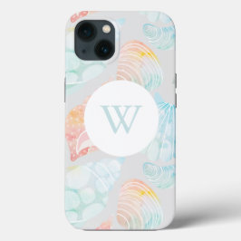 Shell Waterverf Monogram Case-Mate iPhone Case