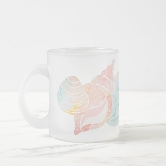 Shell Waterverf Name Matglas Koffiemok (Links)