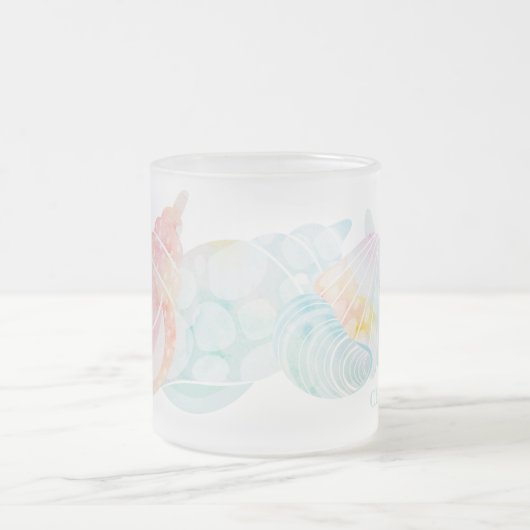 Shell Waterverf Name Matglas Koffiemok (Center)