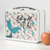 Shell Yea Blauwgroen & Gold Glam Zeemeermin Staart (In situ)