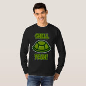 Shell Yeah Design voor Mannen Vrouwen Kinderen Ze T-shirt (Voorkant volledig)