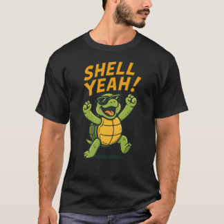Shell Yeah Grappig schildpad ontwerp meisje T-shirt