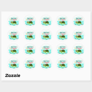 Shell Yeah Het Is Zomer Schildpad Sticker