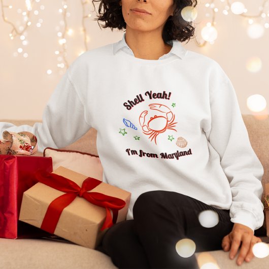 "Shell Yeah! I'm from Maryland" Crab Tank Top