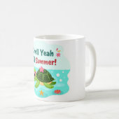 Shell Yeah It’s Summer Sea Turtle Mug Koffiemok (Voorkant rechts)