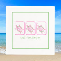 Shell Yeah... Mahj On! Roze Zeeschildpad Mahjong