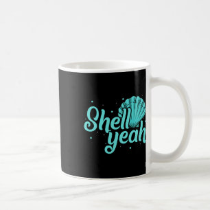 Shell Yeah Sandbar Zomervakantie Tropische strande Koffiemok