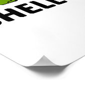 SHELL YEAH TURTLE POSTER (Hoek)