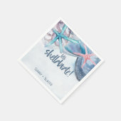 Shellabration | Strand Zeesterren Schelpen  Servet (Hoek)