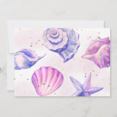 Shellebrate Foto Verjaardag Uitnodigingen (Achterkant)