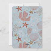 Shellebrate het seizoen Seashell kerstboom Feestdagenkaart (Achterkant)