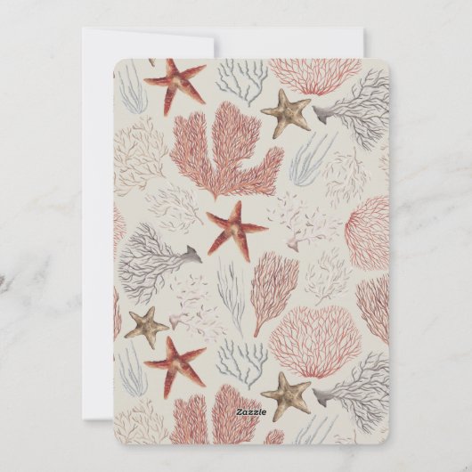 Shellebrate het seizoen Seashell kerstboom Feestdagenkaart (Achterkant)