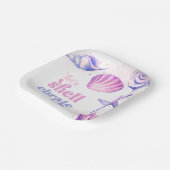 Shellebrate Party Papier Borden Papieren Bordje (Gebogen)
