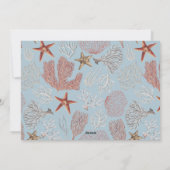 Shellebrate Seashell Kerstboom Foto Feestdagenkaart (Achterkant)