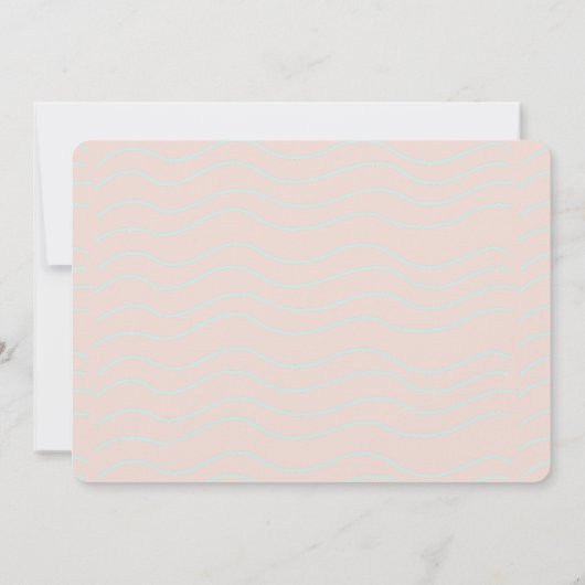 Shellebrate Seashell Realistische 1e Verjaardag Fo Kaart (Achterkant)