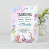 Shellebrate Verjaardag Kaart (Staand voorkant)
