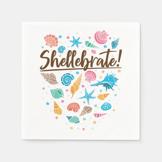 Shellebrate Zee Shell Celebrate Celebrate Celebrat Servet (Voorkant)