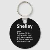 Shelley Definition D Funny Birthday  Sleutelhanger (Voorkant)