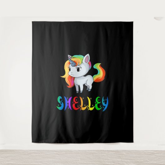 Shelley Unicorn Wandkleed (Voorkant)