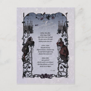 Shelley "Wanderers" Victoriaans Briefkaart