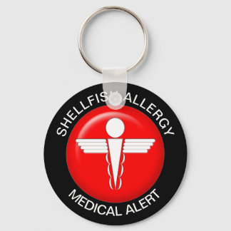 Shellfish Allergy Medical Alert Sleutelhanger