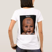 Shellie: iEat Babies T-shirt (Achterkant)
