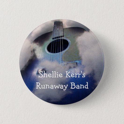 Shellie Kerr's Runaway Band Pin Ronde Button 5,7 Cm (Voorkant)