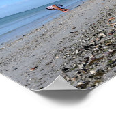 Shelling at Low Tide, Fort Myers Beach, Florida Poster (Hoek)