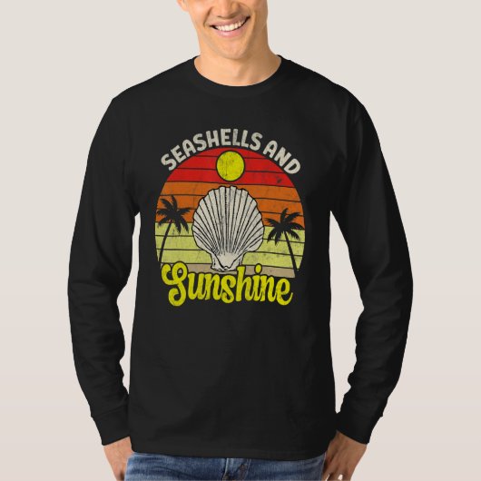 Shelling & Beachcombing Shell Hunter  Seashell Col T-shirt (Voorkant)