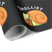 Shellist Funny Snail Cello Pun Dark BG Cadeaupapier (Rol Hoek)