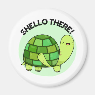 Shello Daar Funny Tortoise Pun Magneet